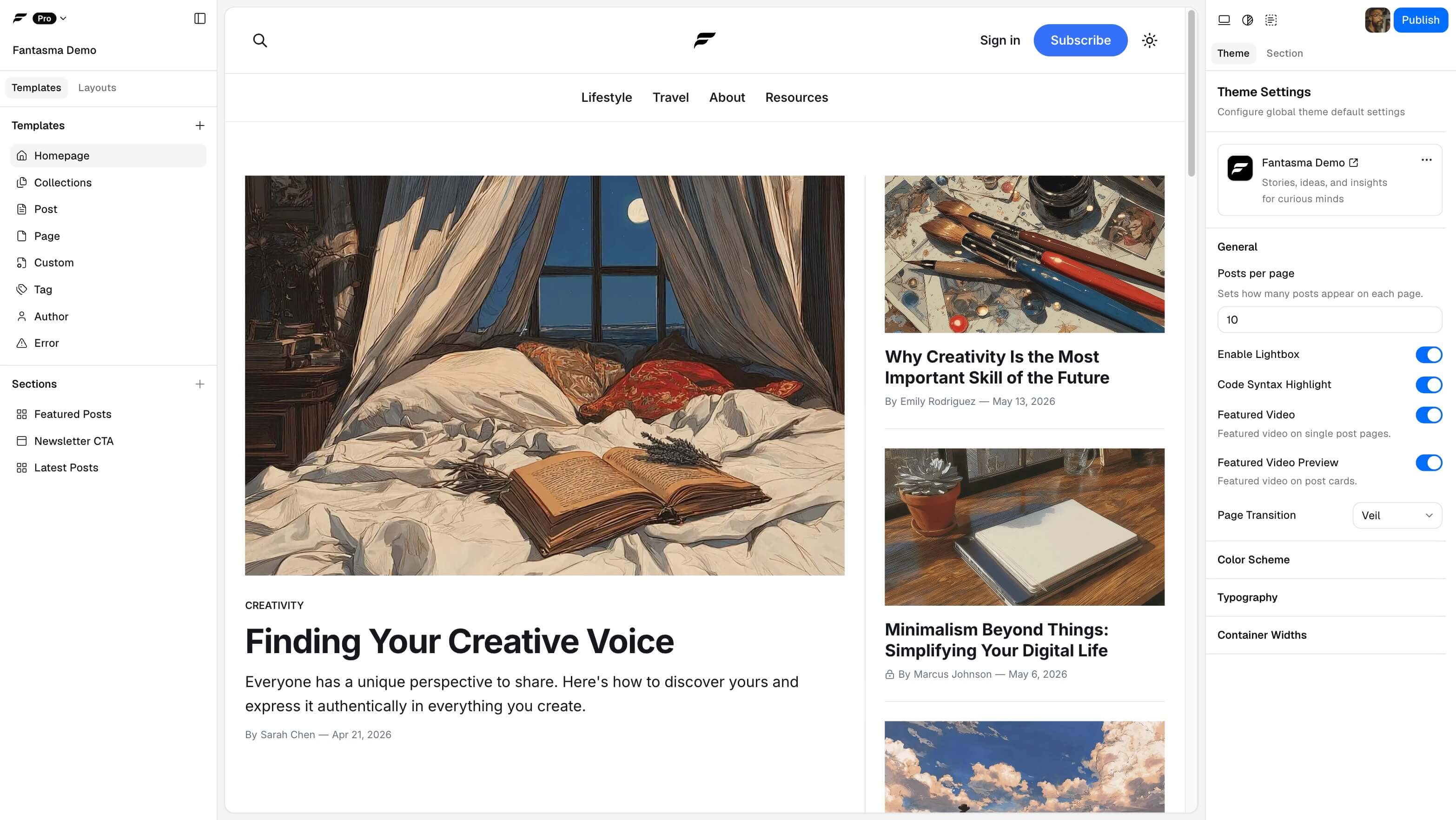 Fantasma builder overview